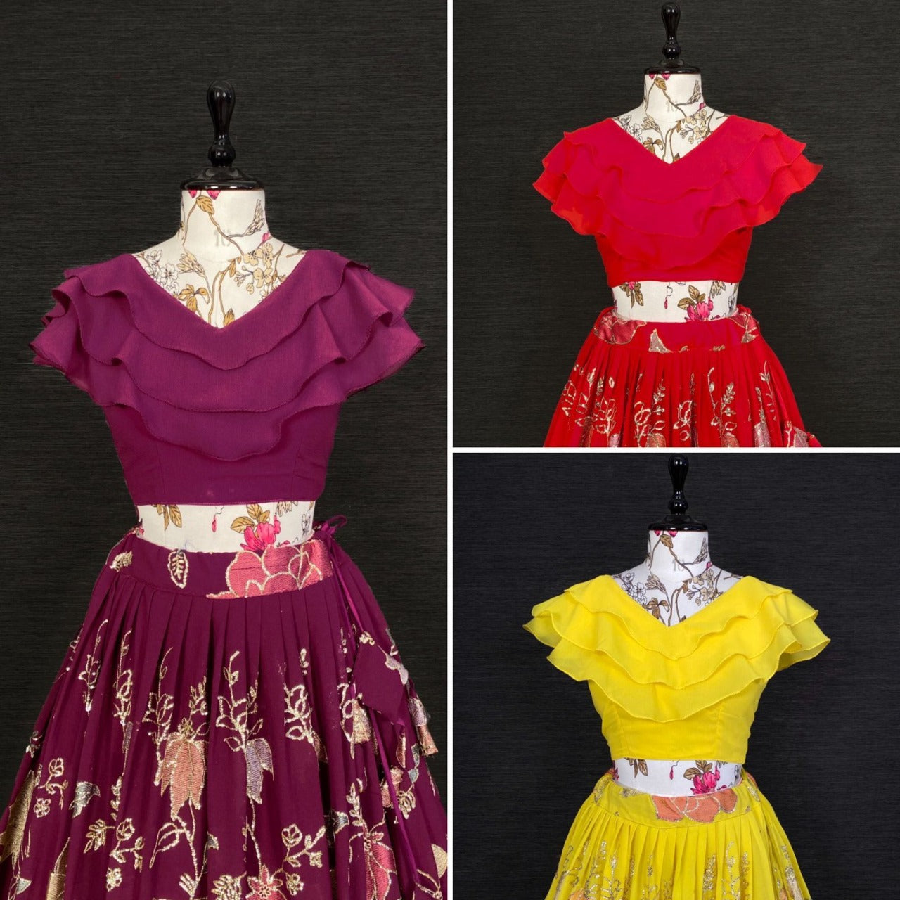 Fancy Top with lehenga Anant Tex Exports Private Limited