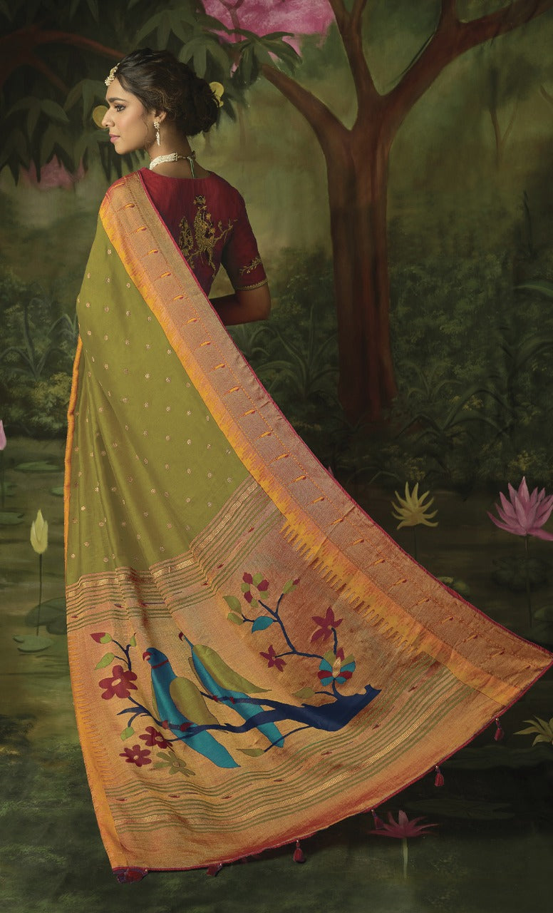 KIMORA MEERA PAITHNI HITS SOFT BRASSO SILK SAREE Anant Tex Exports Private Limited