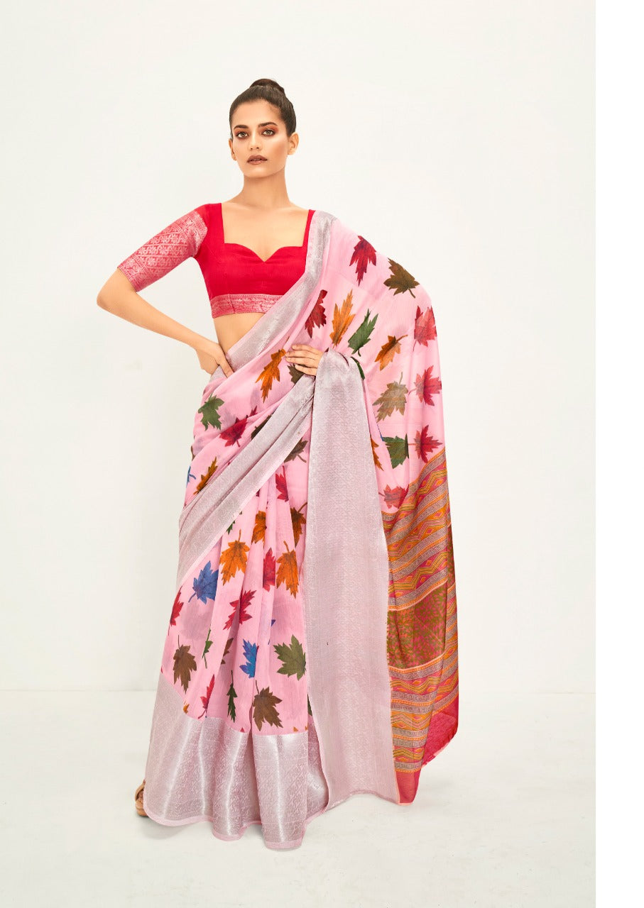 RajYog Silver Chanderi Saree Anant Tex Exports Private Limited