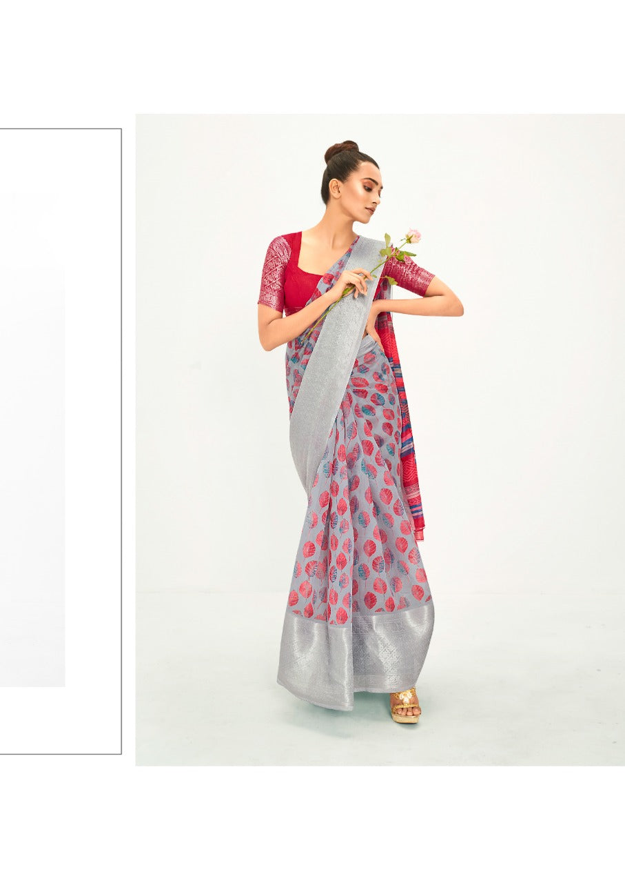 RajYog Silver Chanderi Saree Anant Tex Exports Private Limited