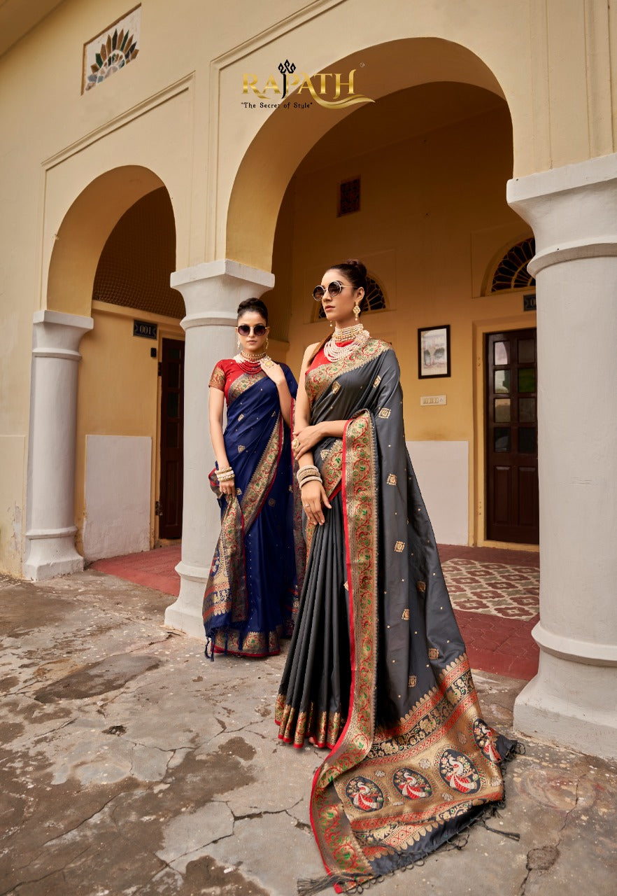 Rajpath Rivaaz Silk Weaving Saree collection Anant Tex Exports Private Limited