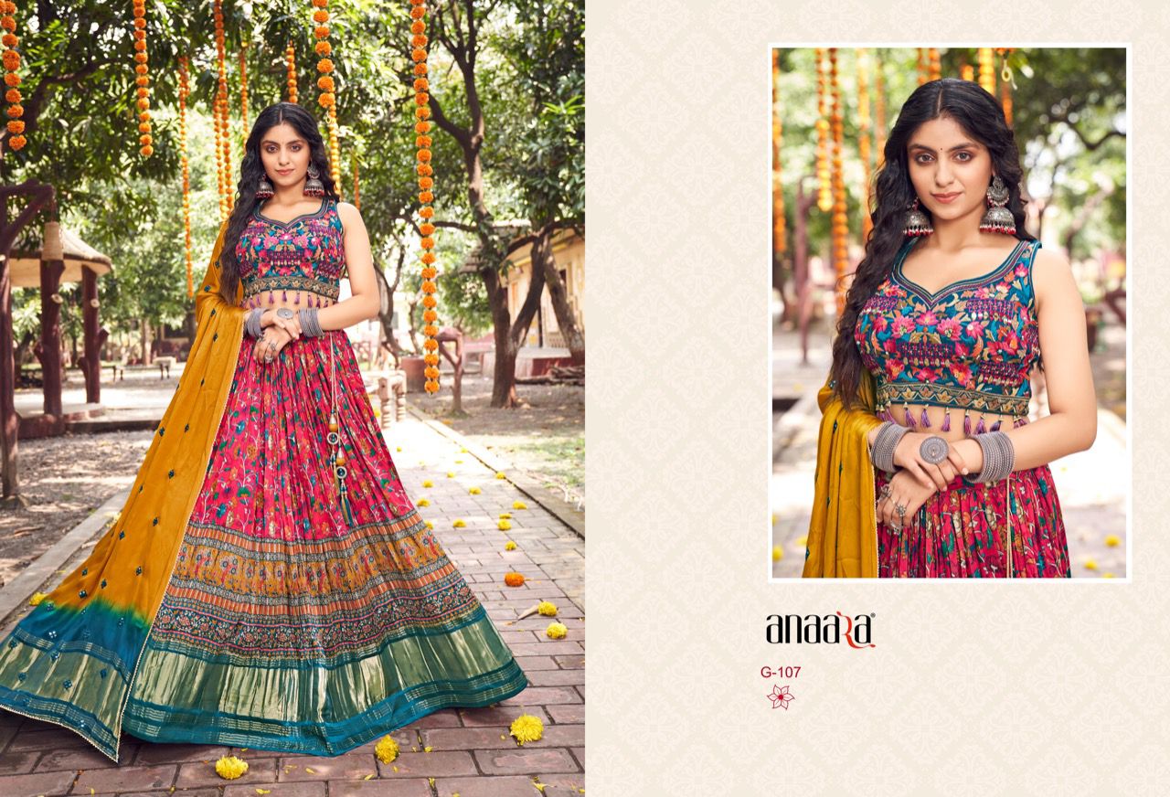 TATHASTU ANAARA G-101 SERIES PURE GAJI SILK LEHENGA Anant Tex Exports Private Limited