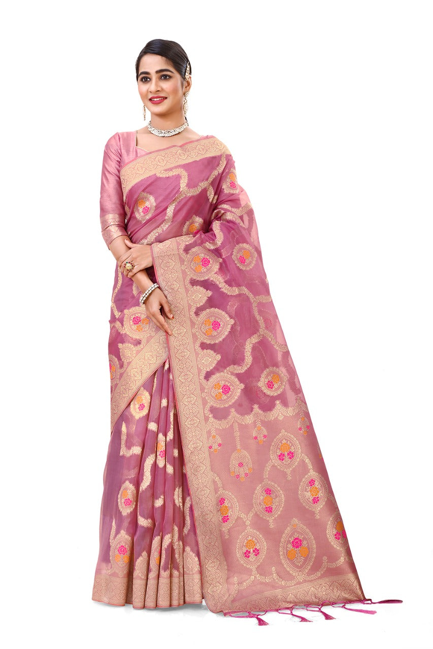 Varsha Silk Organza Saree Anant Tex Exports Private Limited