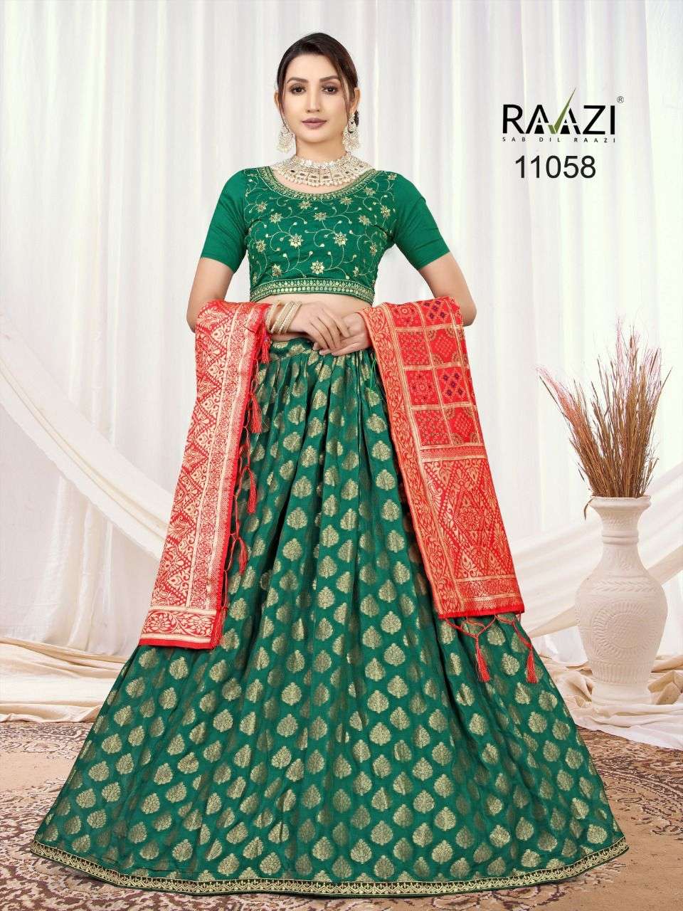 RAAZI 11045 TO 11058 SILK SERIES LEHENGA Anant Tex Exports Private Limited