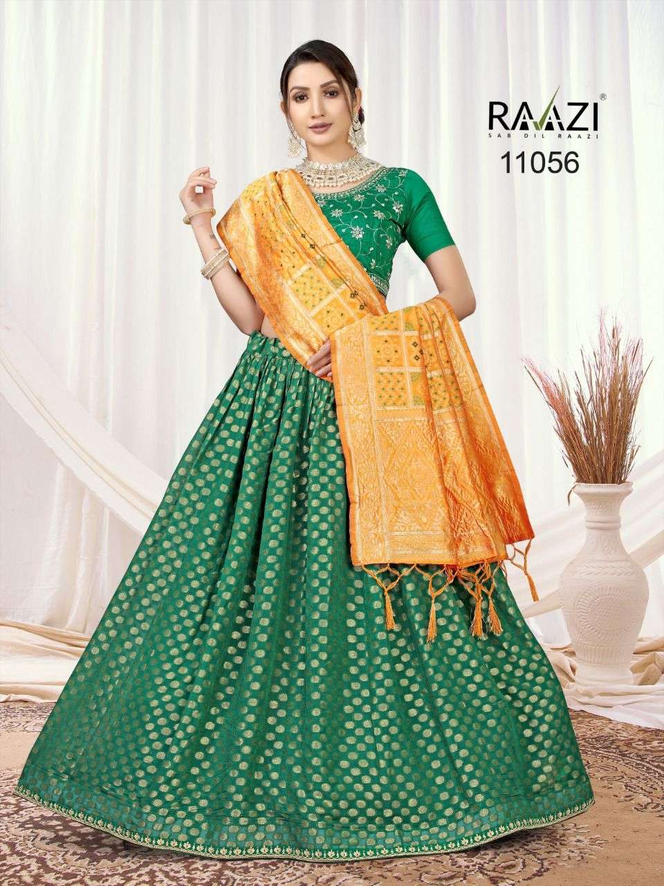 RAAZI 11045 TO 11058 SILK SERIES LEHENGA Anant Tex Exports Private Limited