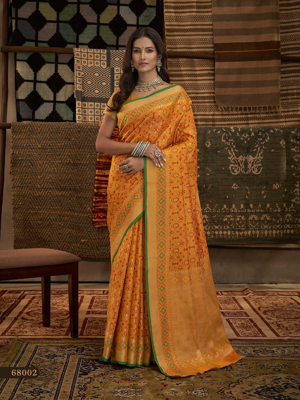 Aansh Silk Traditional Patola weaving Saree Anant Tex Exports Private Limited