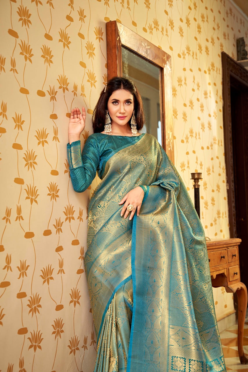 Amber dhara Soft Handloom Weaving silk Designer Saree Anant Tex Exports Private Limited
