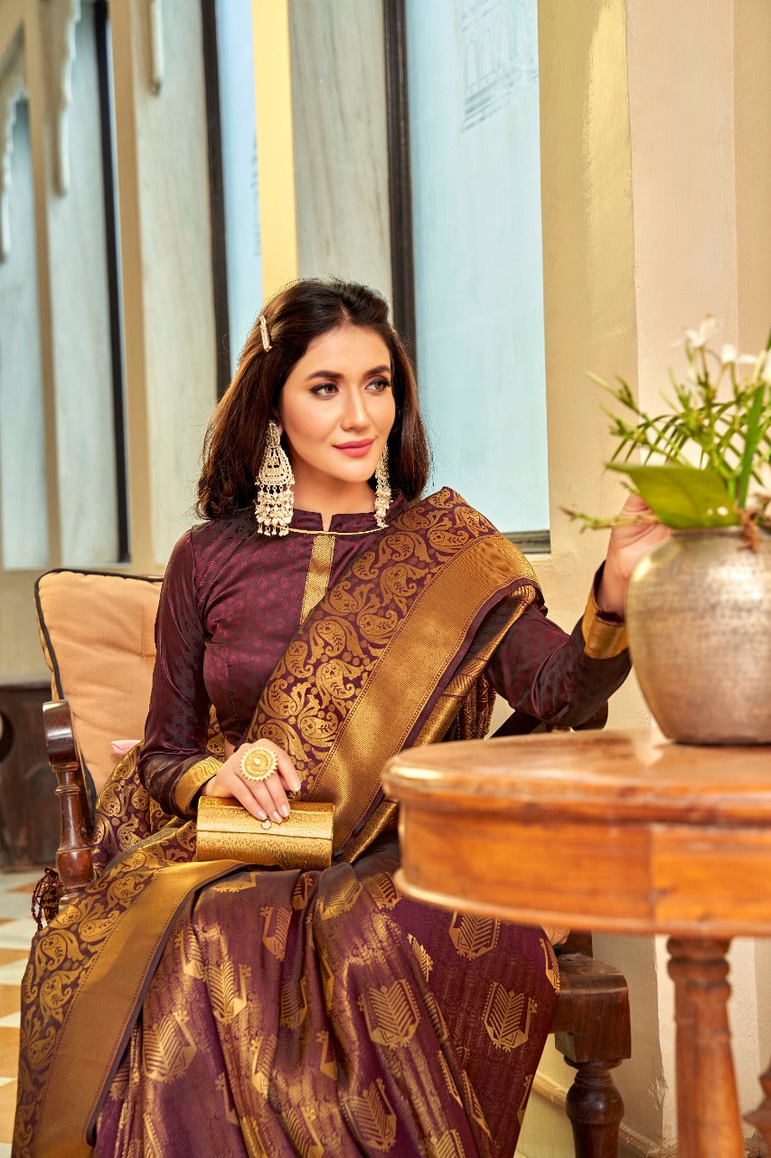 Amber dhara Soft Handloom Weaving silk Designer Saree Anant Tex Exports Private Limited