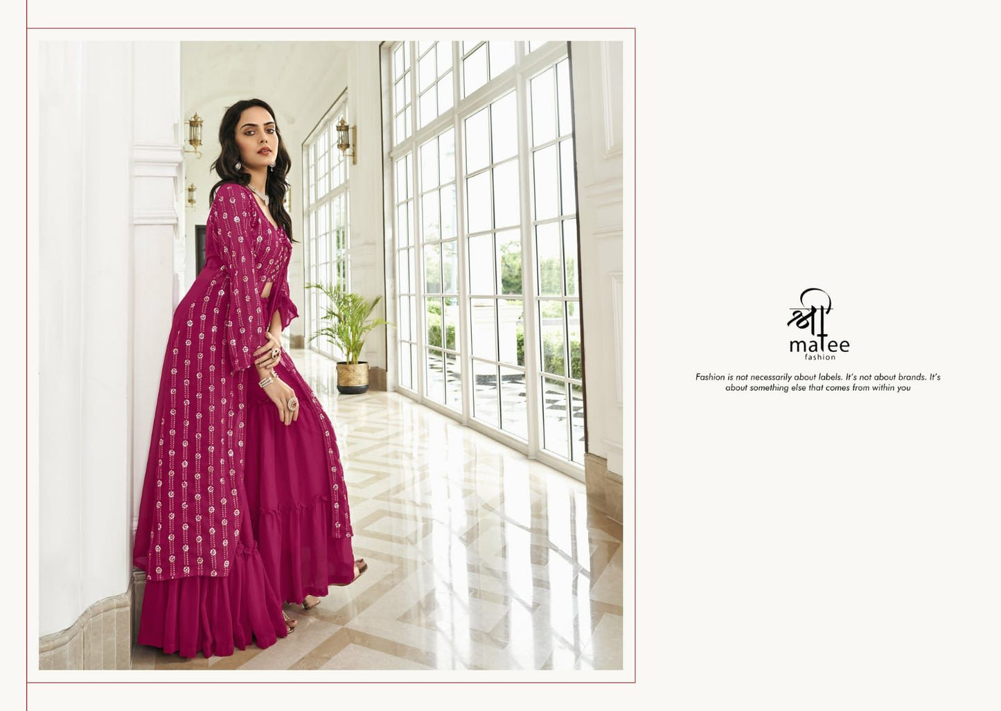 Shreematee Fashion Zainab Series 133-135 Faux Georgette Kurti Anant Tex Exports Private Limited