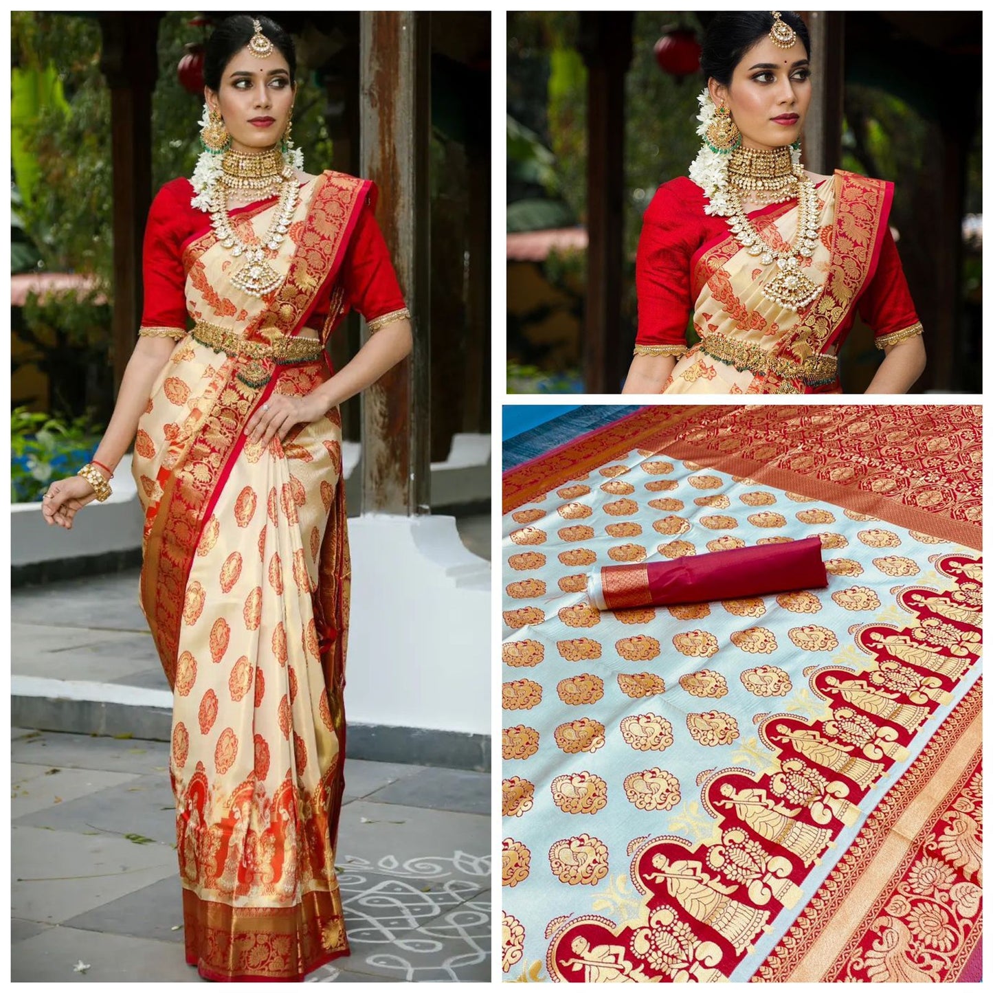 Lichi Silk Banarasi Saree Anant Tex Exports Private Limited