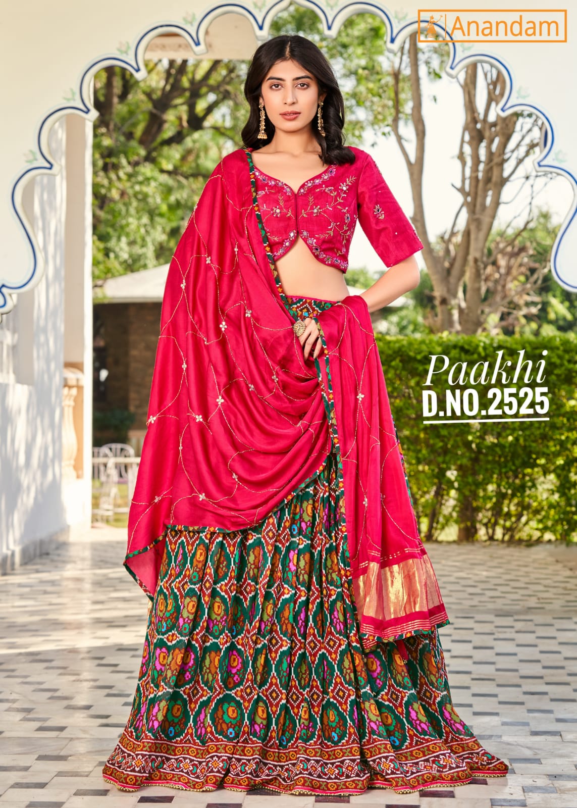 PARTY WEAR ANANDAM PAAKHI GAJII LEHENGA Anant Tex Exports Private Limited