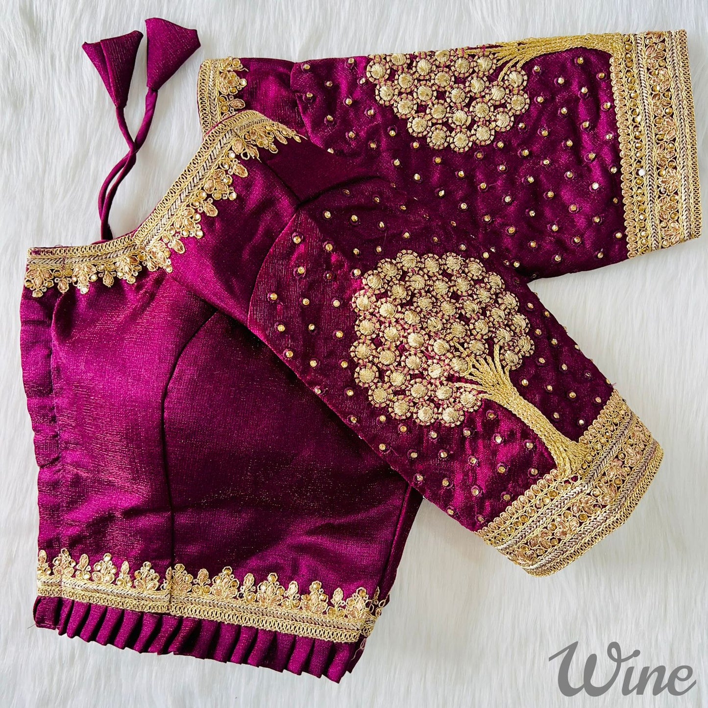 3D Embroidery Work Blouse Anant Tex Exports Private Limited