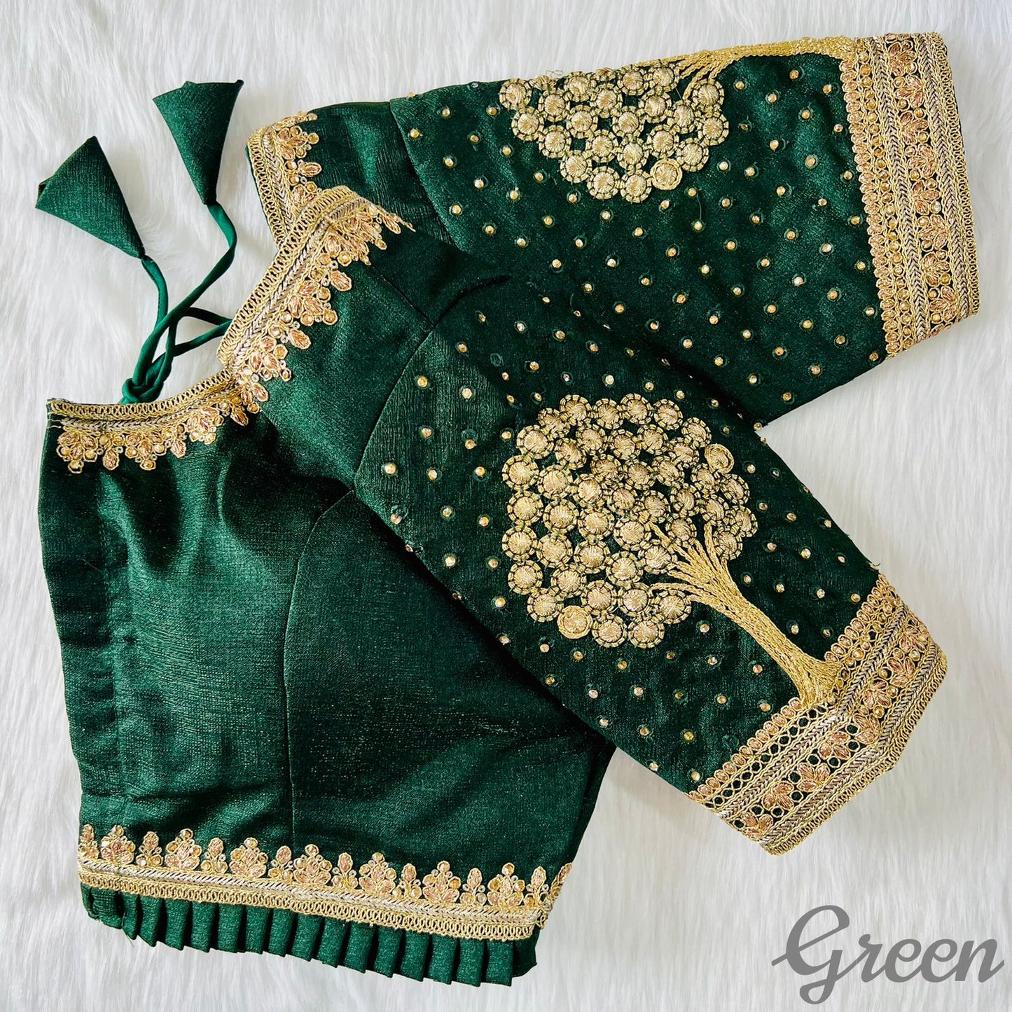 3D Embroidery Work Blouse Anant Tex Exports Private Limited