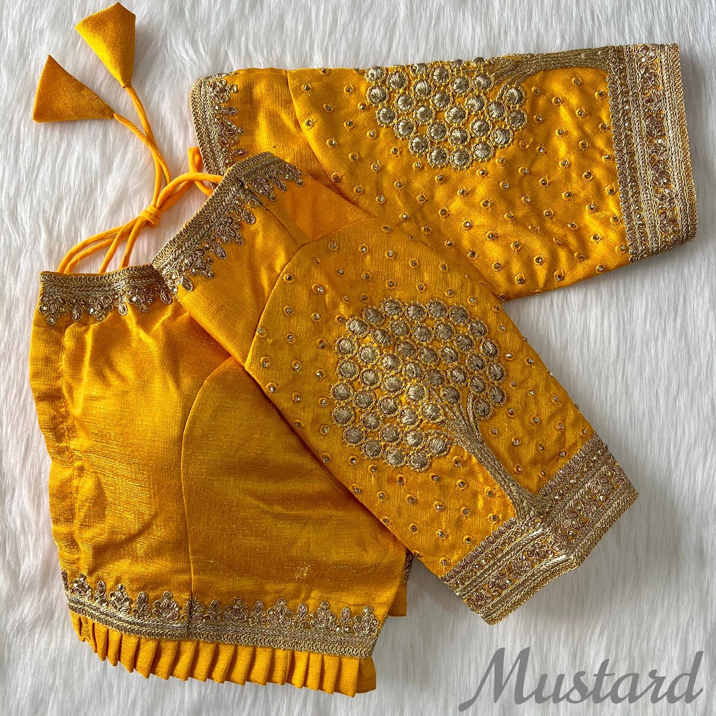 3D Embroidery Work Blouse Anant Tex Exports Private Limited