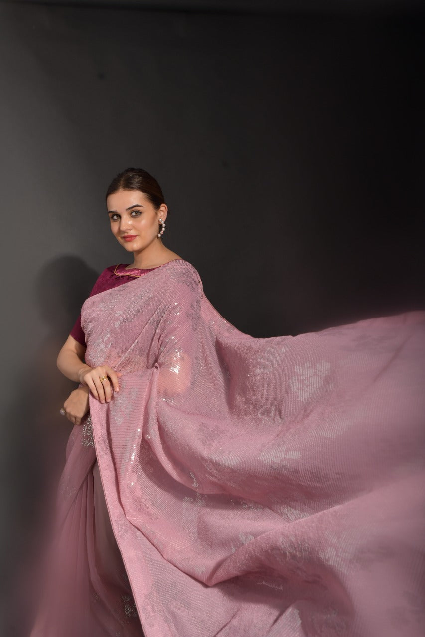 DEEKSHA GEORGETTE FESTIVE WEAR SAREE Anant Tex Exports Private Limited
