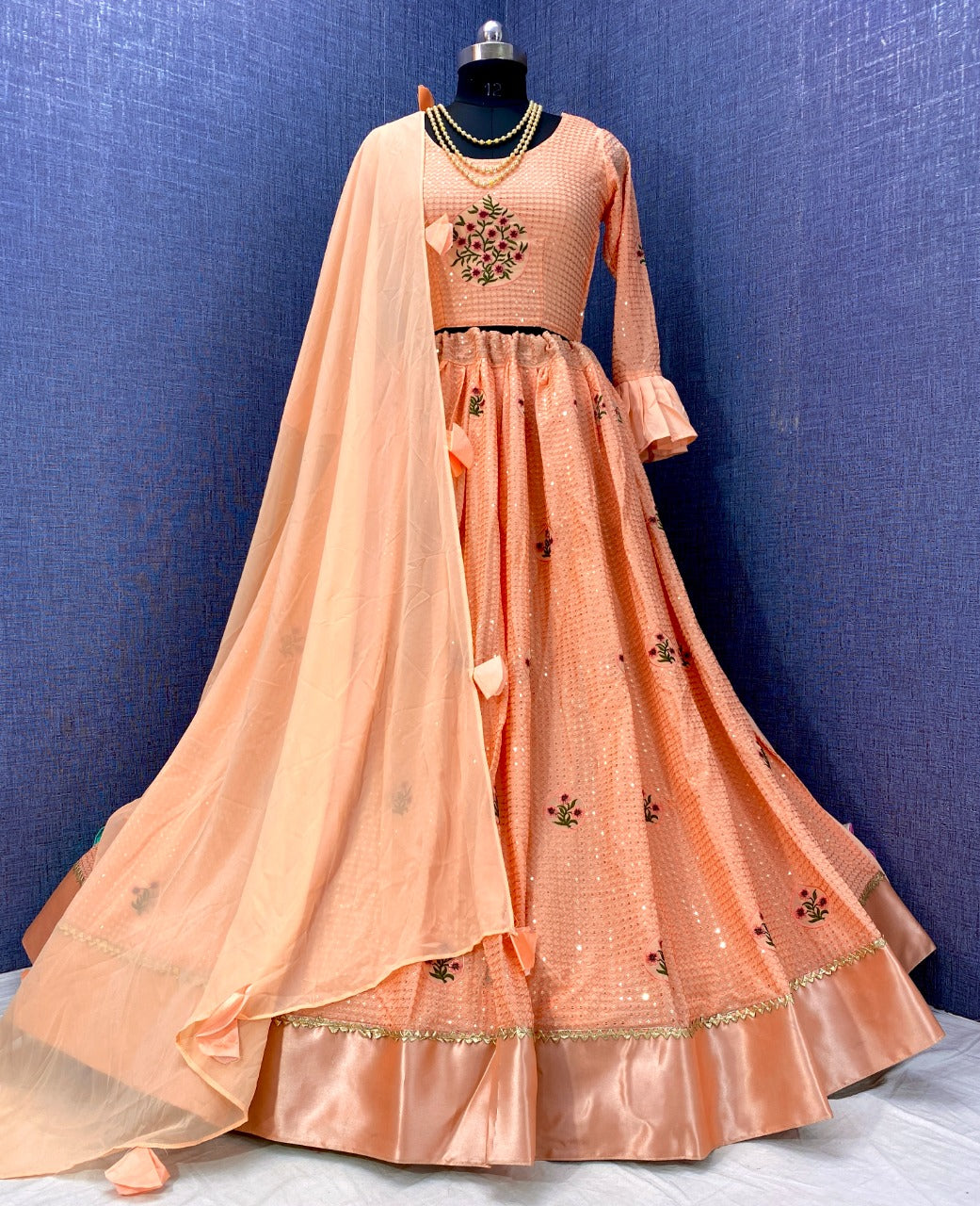 ZEEYA-NADIRA SERIES 6004-6006 PARTY WEAR LEHENGA Anant Tex Exports Private Limited