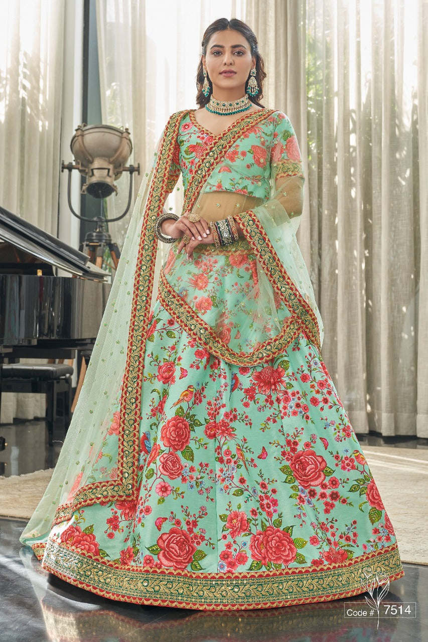 CARNATIONS VOL-2 PARTY WEAR LEHENGA CHOLI Anant Tex Exports Private Limited
