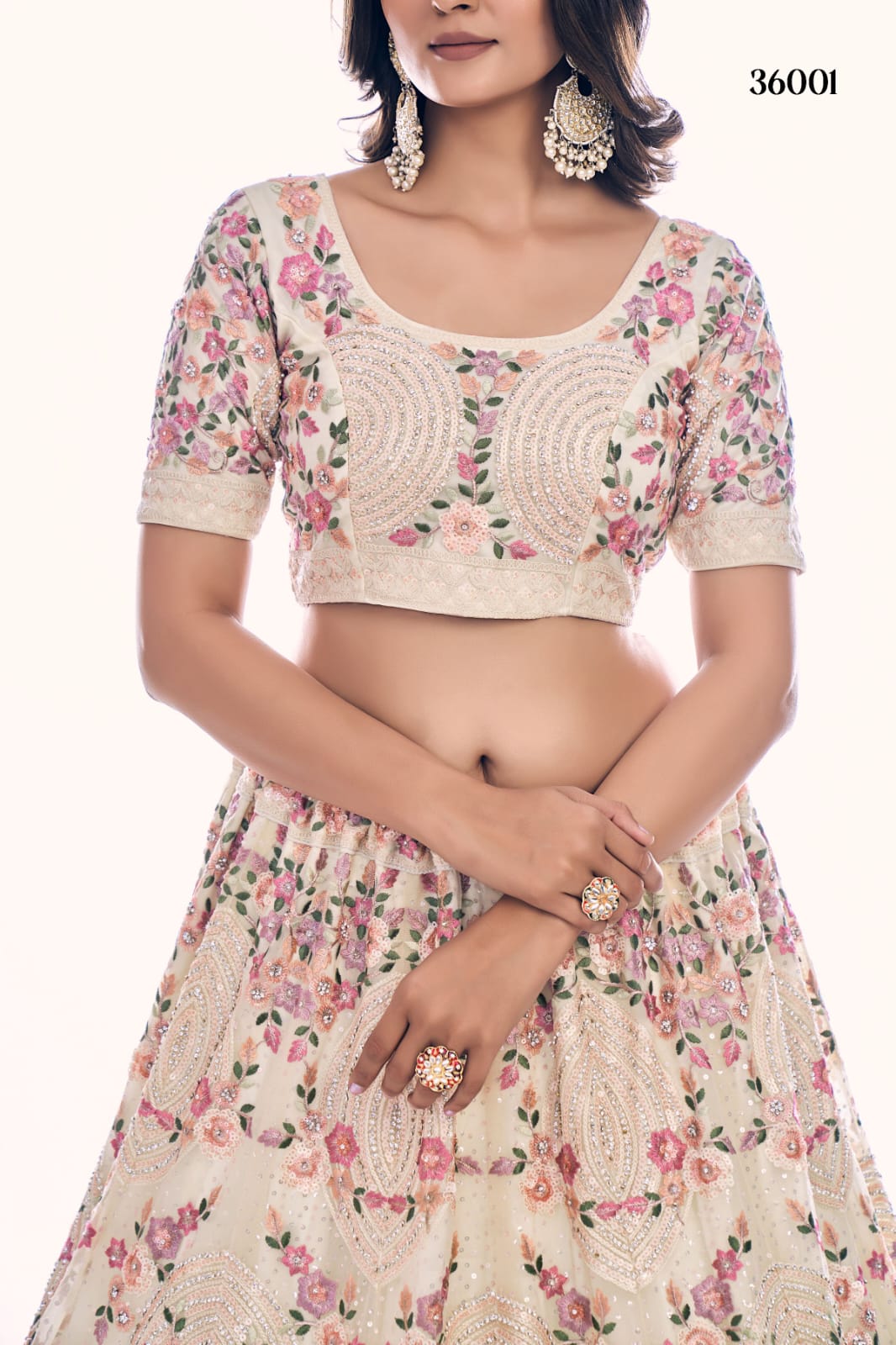 POSHAK VOL 4 DESIGNER LEHENGA D.NO 36001 Anant Tex Exports Private Limited