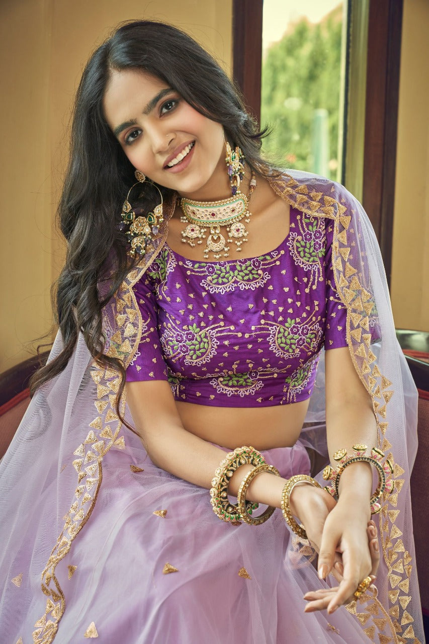 Aahvan Rajwada Heavy Net Designer Lehenga Choli Anant Tex Exports Private Limited