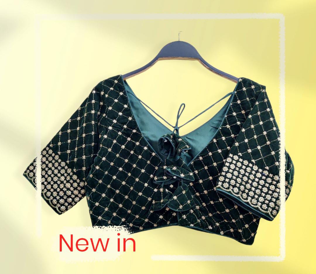 PARTY WEAR VELVET 9 BLOUSE Anant Tex Exports Private Limited