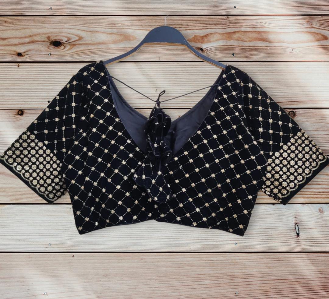 PARTY WEAR VELVET 9 BLOUSE Anant Tex Exports Private Limited