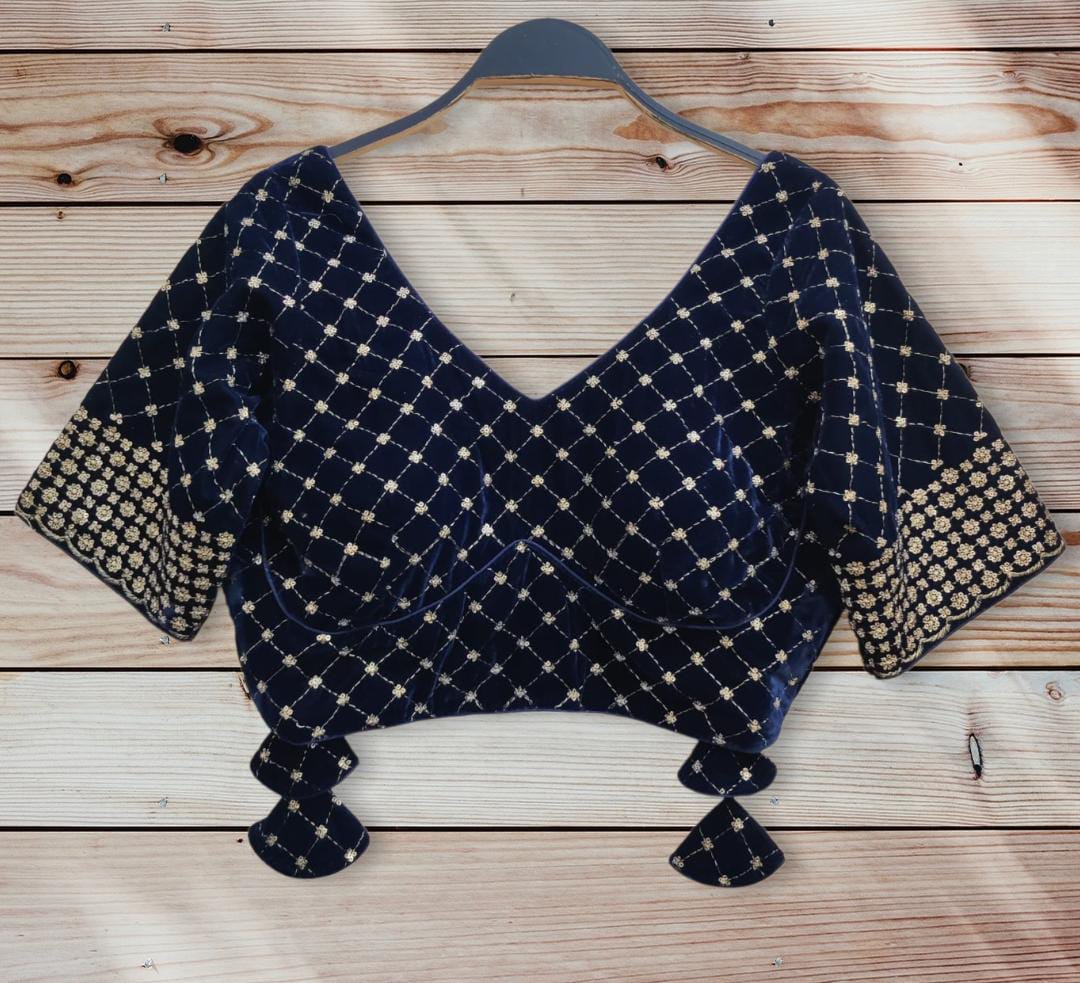 PARTY WEAR VELVET 9 BLOUSE Anant Tex Exports Private Limited