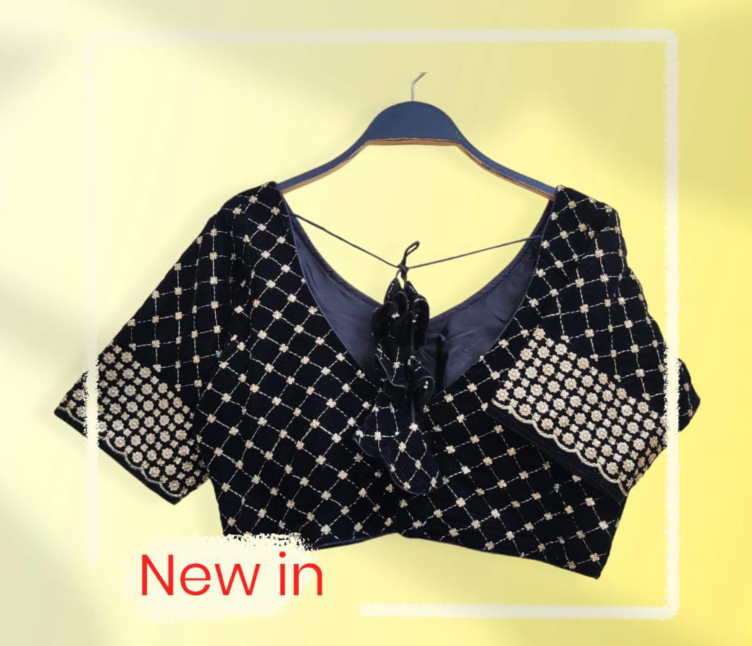 PARTY WEAR VELVET 9 BLOUSE Anant Tex Exports Private Limited