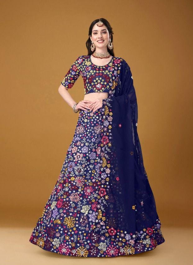 BIVA-MONALISAA VOL-1 11001 TO 11007 SERIES LEHENGA Anant Tex Exports Private Limited