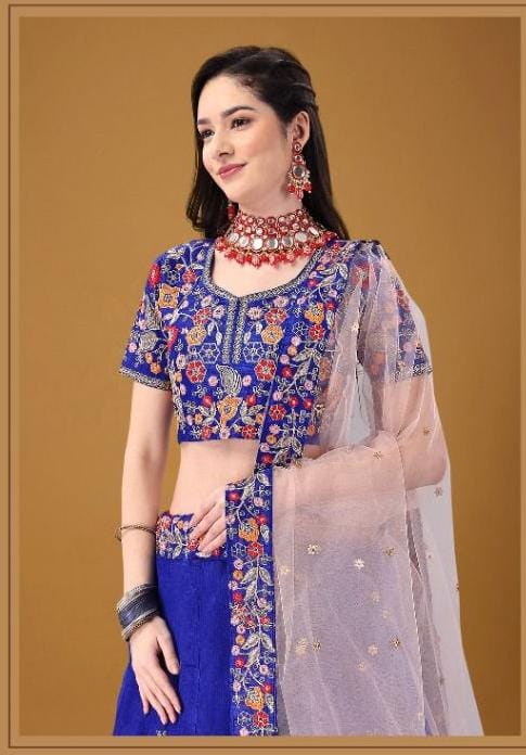 BIVA-MONALISAA VOL-1 11001 TO 11007 SERIES LEHENGA Anant Tex Exports Private Limited