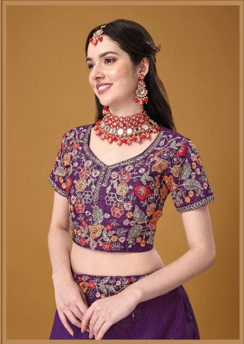 BIVA-MONALISAA VOL-1 11001 TO 11007 SERIES LEHENGA Anant Tex Exports Private Limited