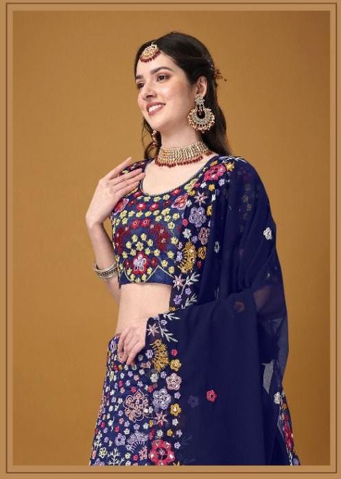 BIVA-MONALISAA VOL-1 11001 TO 11007 SERIES LEHENGA Anant Tex Exports Private Limited