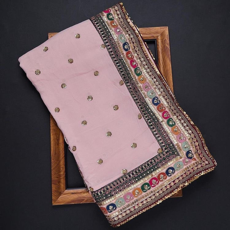PARTY WEAR EMBROIDERED SEQUINS SAREE Anant Tex Exports Private Limited