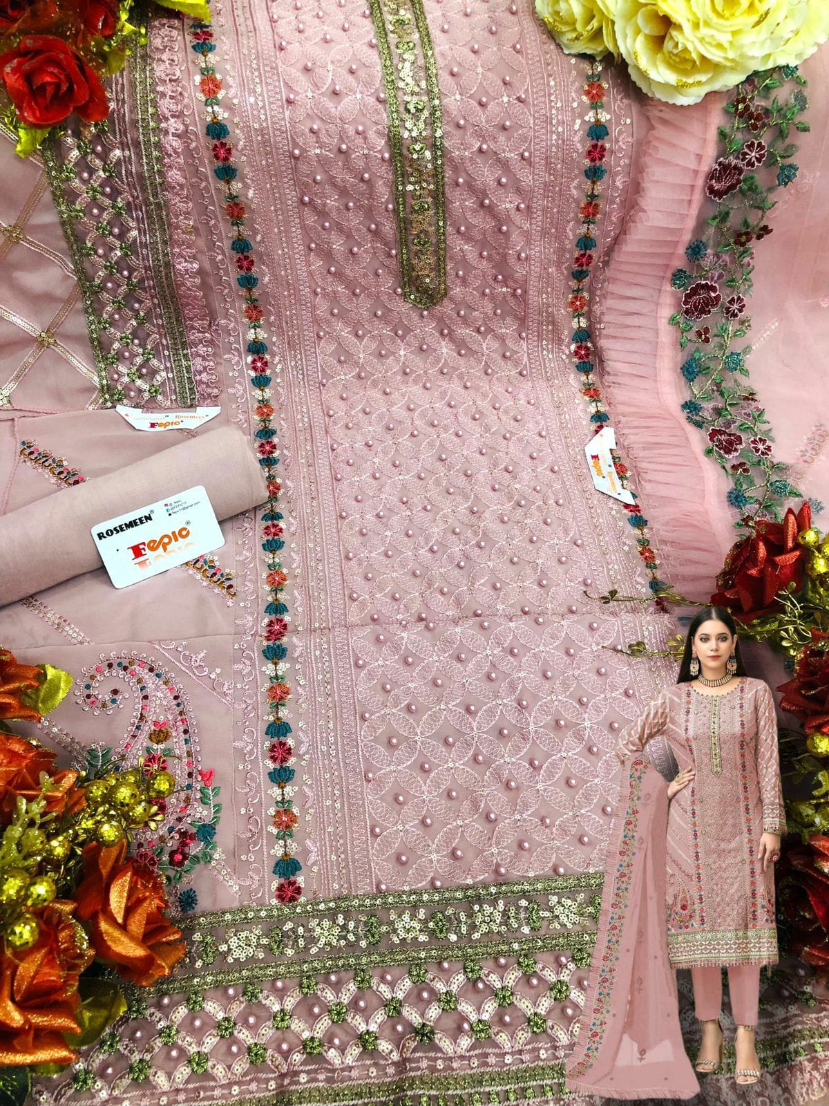 FEPIC ROSEMEEN D.NO. D-5212 DESIGNER SUIT Anant Tex Exports Private Limited