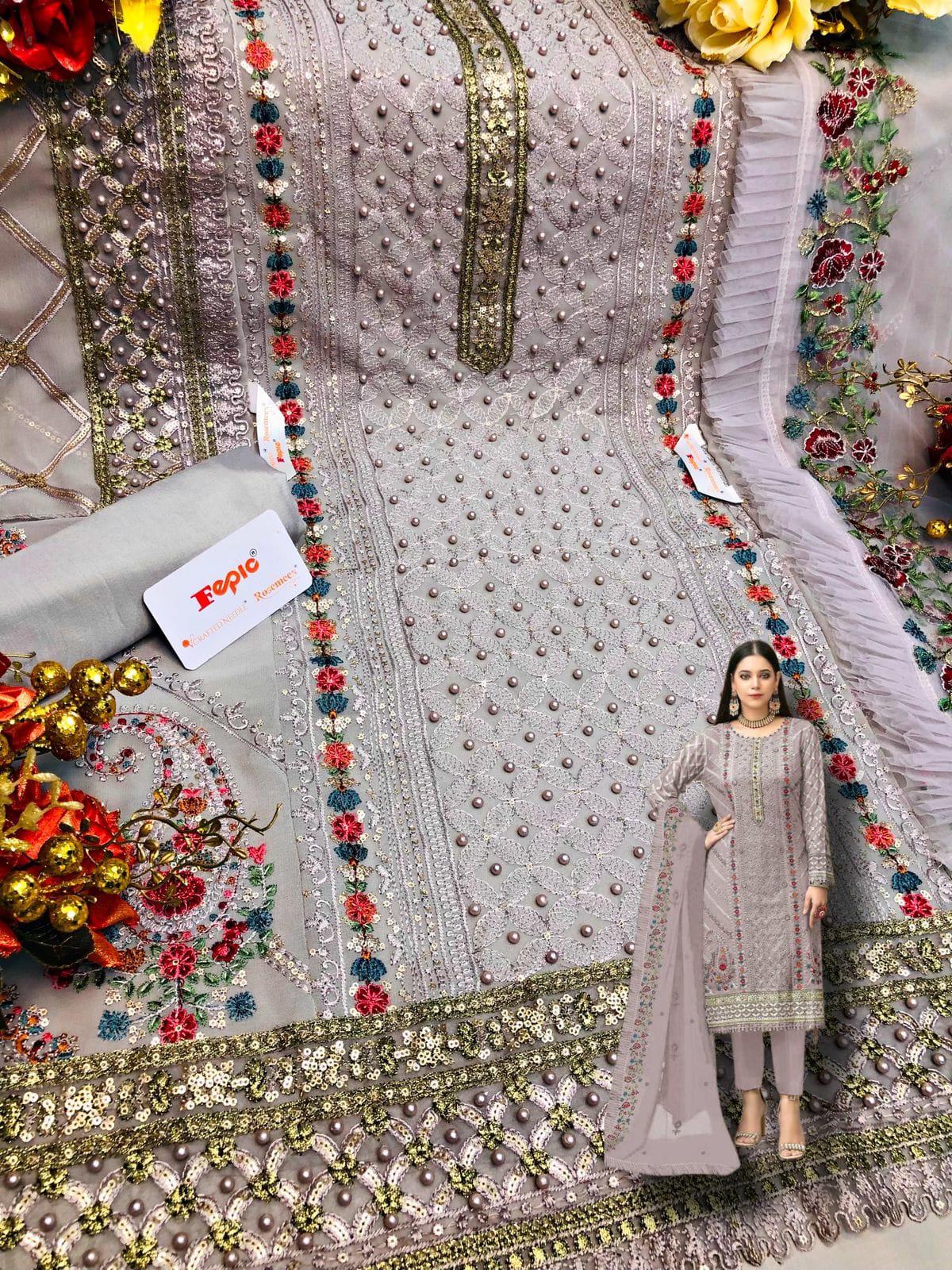 FEPIC ROSEMEEN D.NO. D-5212 DESIGNER SUIT Anant Tex Exports Private Limited