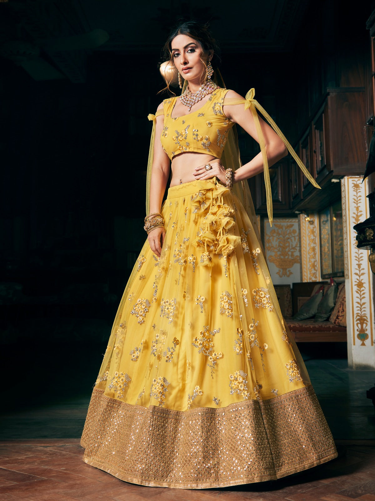 Aakrut Designer Sequence Lehenga D.no 1001 To 1004 Anant Tex Exports Private Limited
