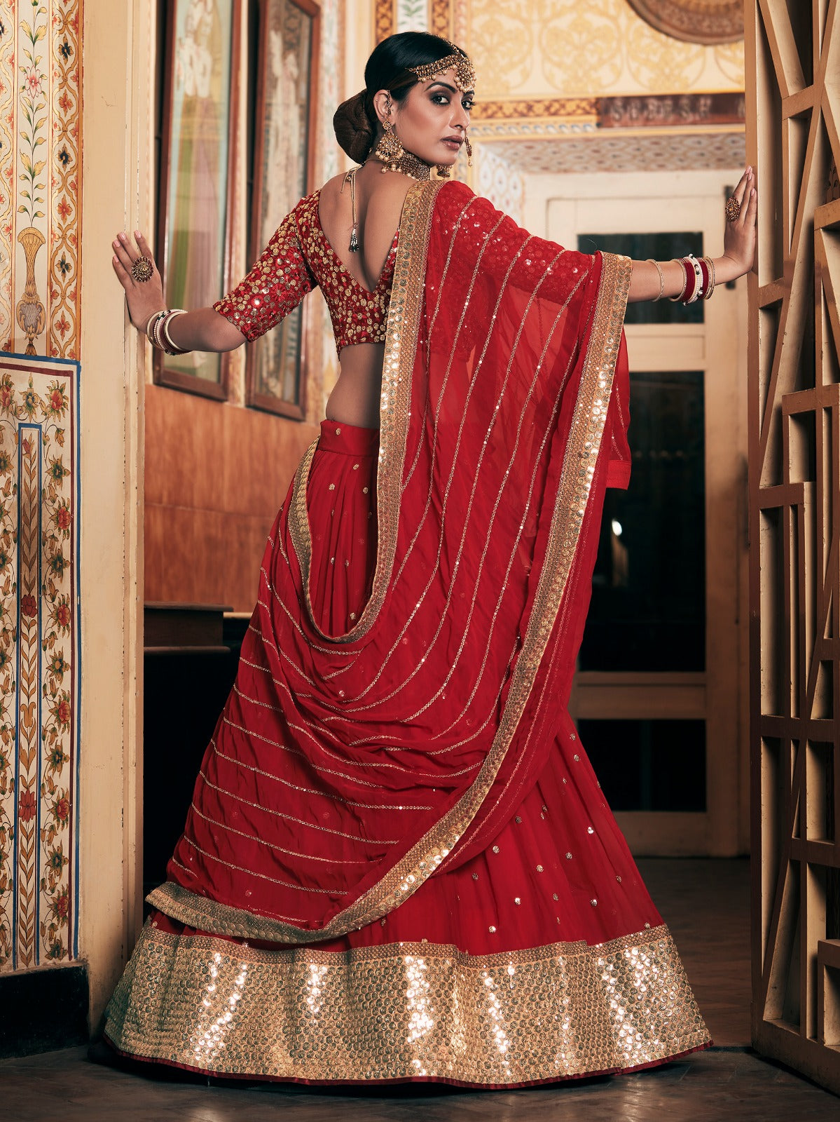 Aakrut Designer Sequence Lehenga D.no 1001 To 1004 Anant Tex Exports Private Limited