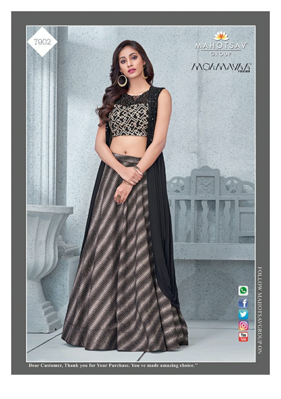 MOHOTSAV MOHMAYA IMPORTETED LEHENGA CROP TOP STYLE Anant Tex Exports Private Limited