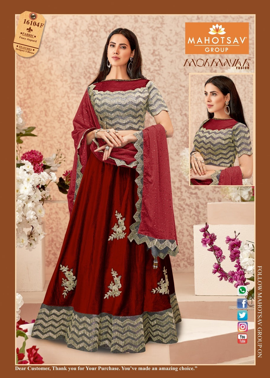 MOHOTSAV MOHMAYA IMPORTETED LEHENGA CROP TOP STYLE Anant Tex Exports Private Limited