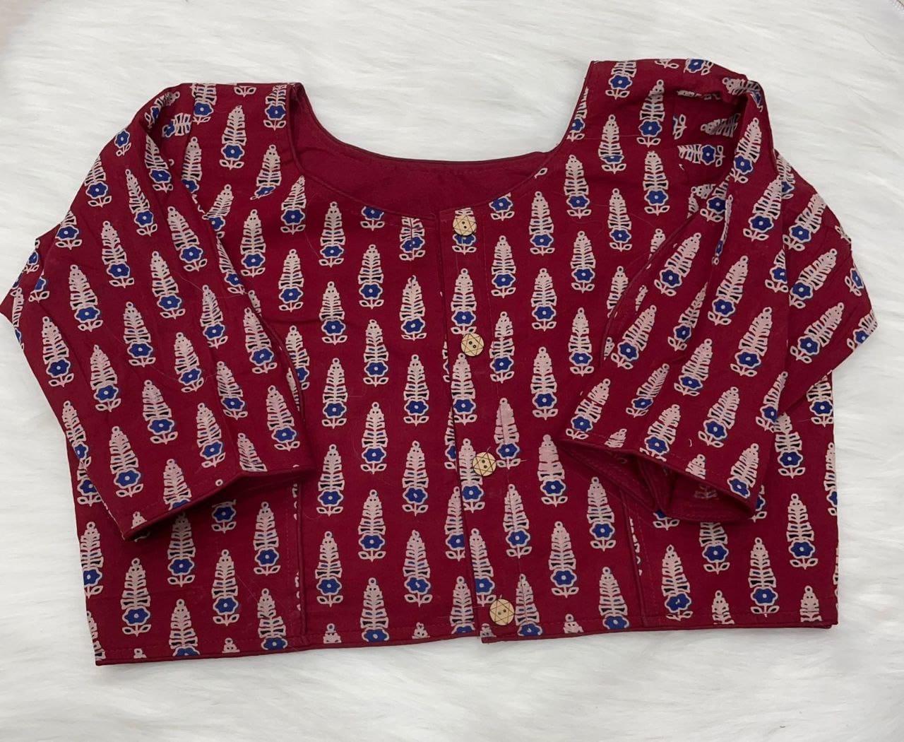 Fancy Ajarakh Blouse Anant Tex Exports Private Limited