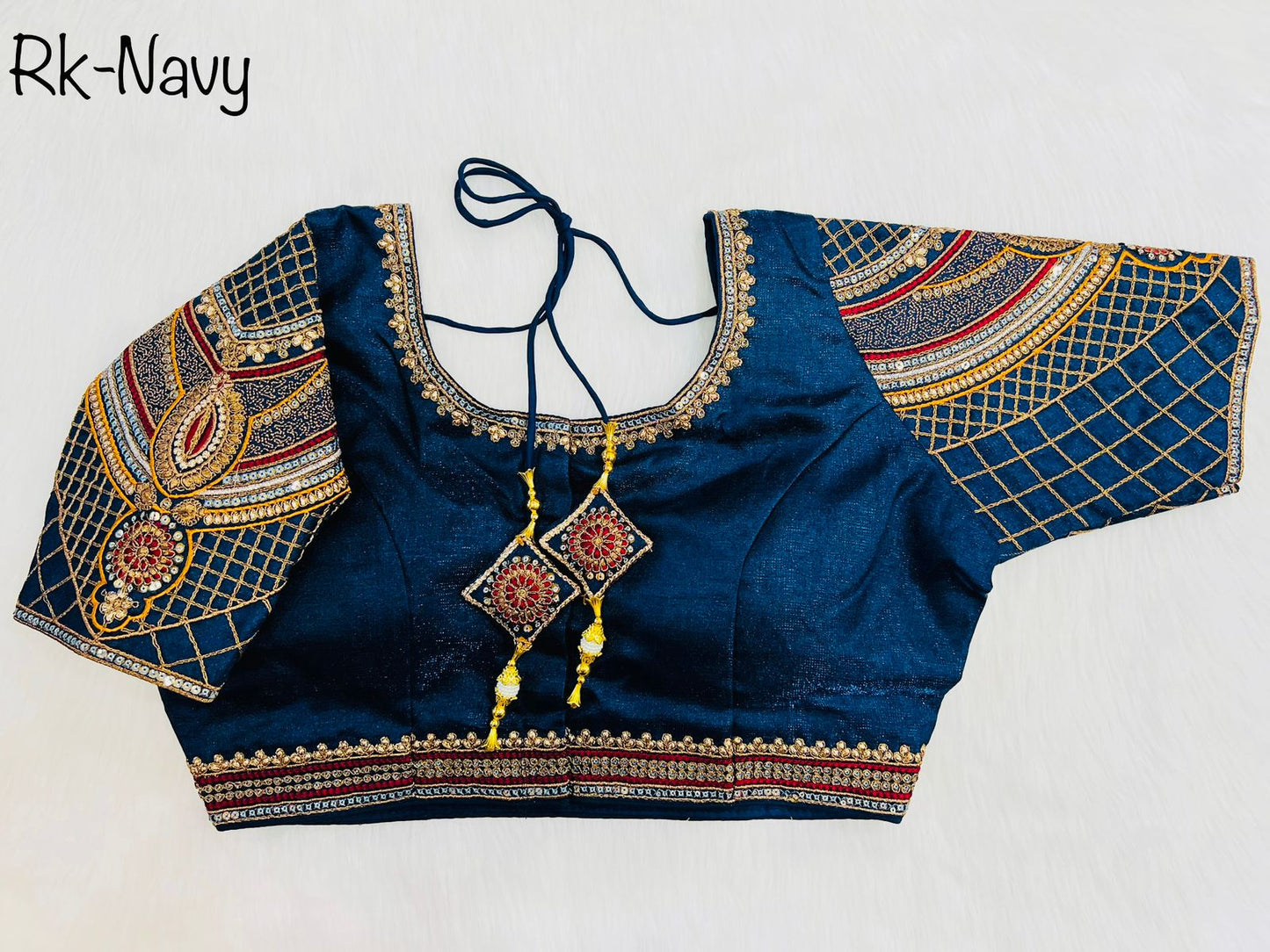 Heavy Sleeves Copper Blouse Anant Tex Exports Private Limited