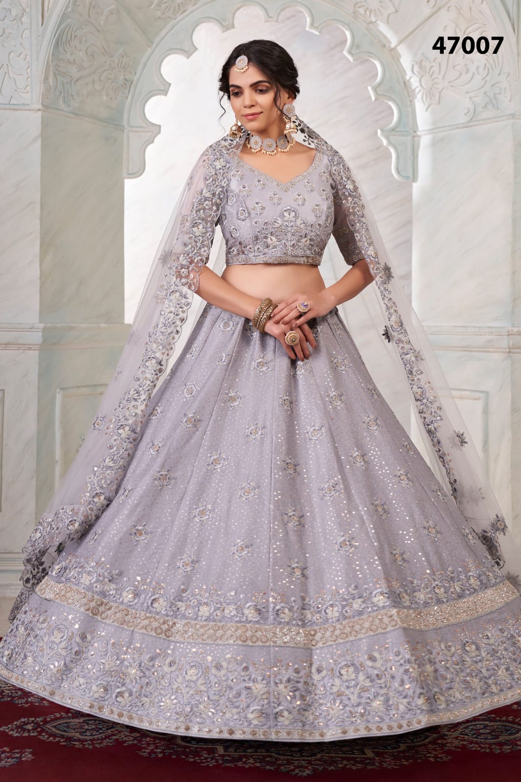 Designer Partywear Lehenga Choli Arya vol 45 dno 47007 Anant Tex Exports Private Limited