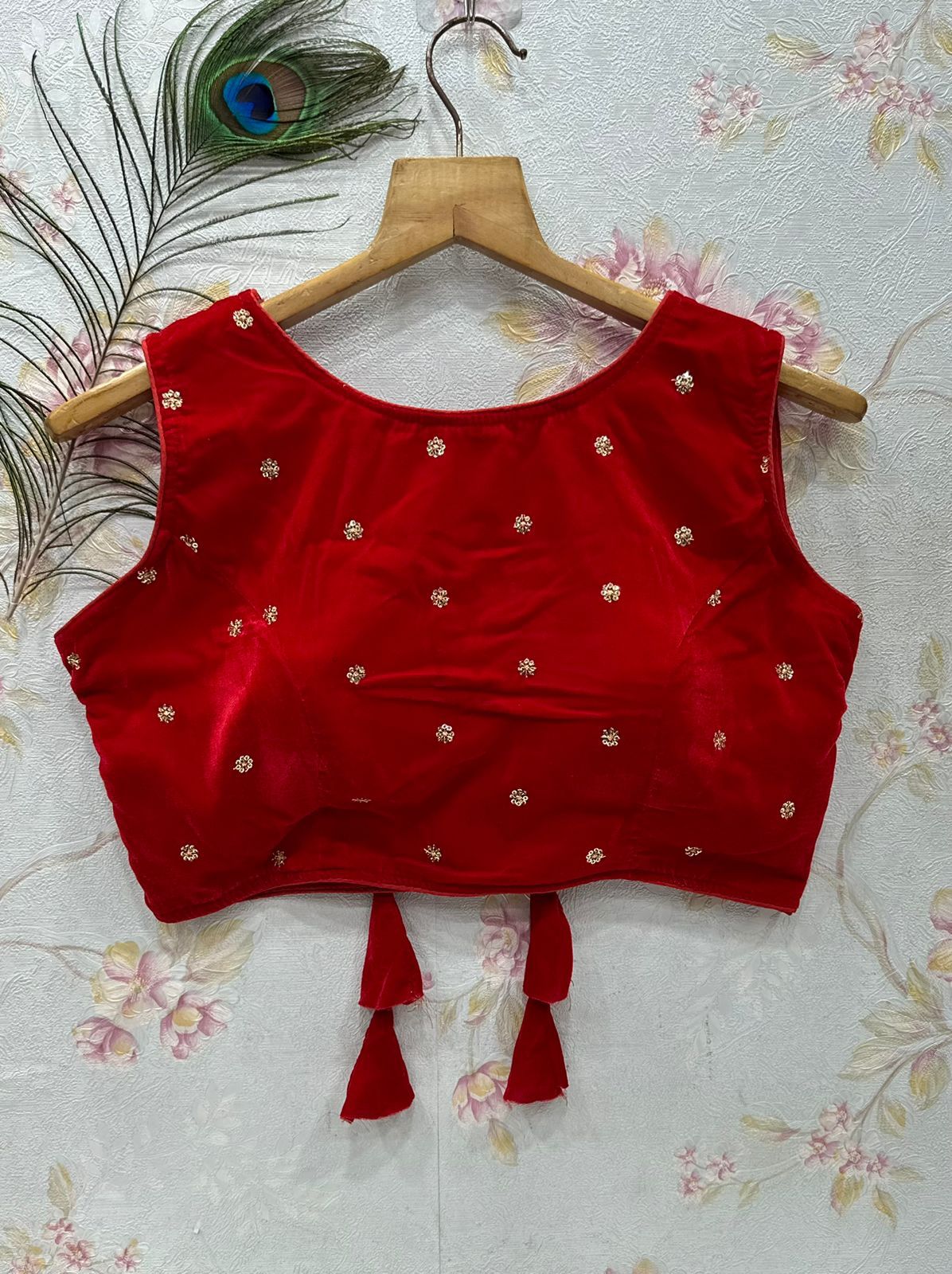 Heavy Velvet Sequence Blouse Anant Tex Exports Private Limited