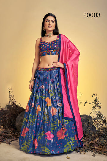 Floral Vol 7 Designer Occasion Wear Lehenga D.No 60003 - Anant Tex Exports Private Limited