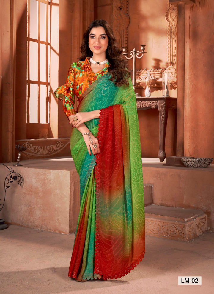 Georgette Saree