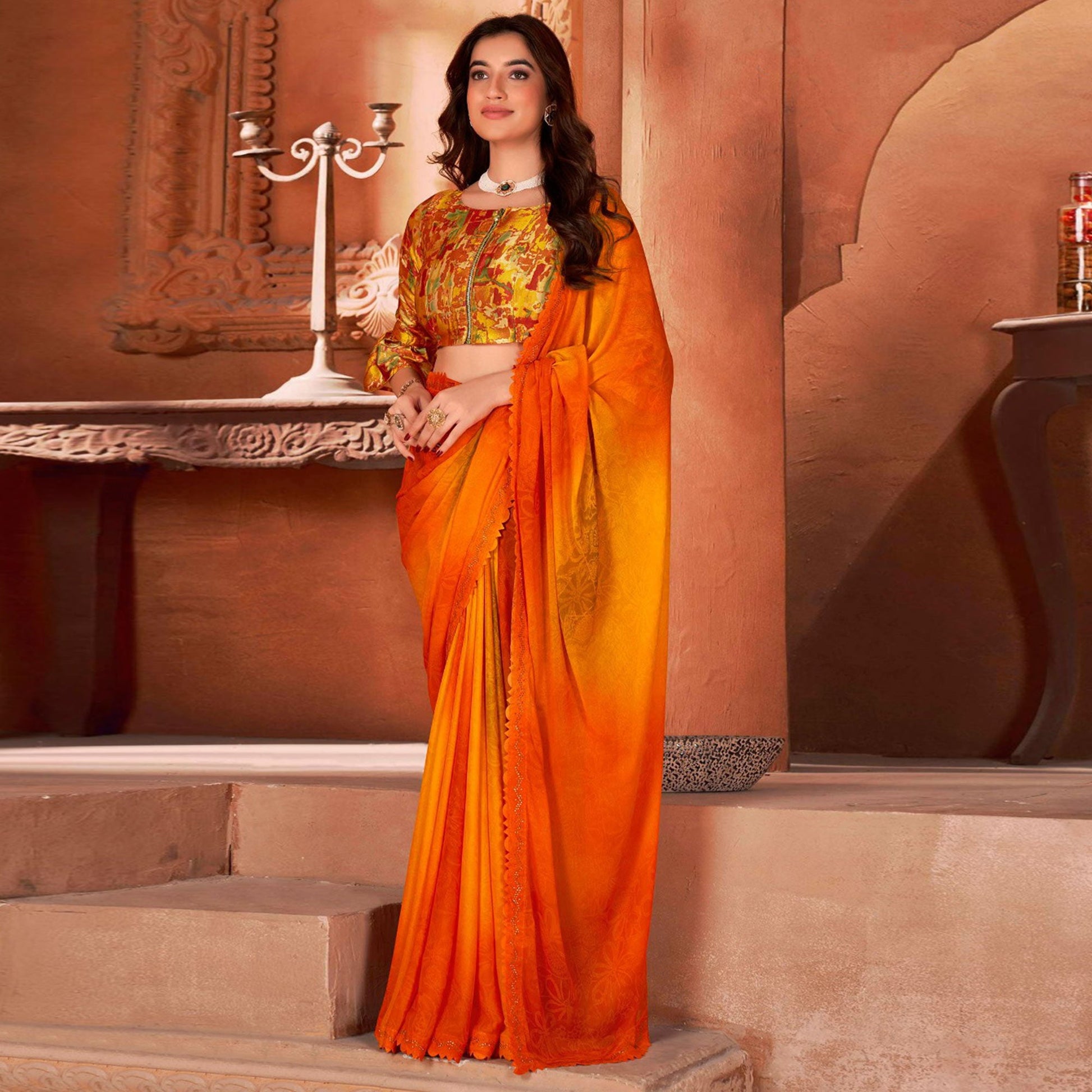 Georgette Saree