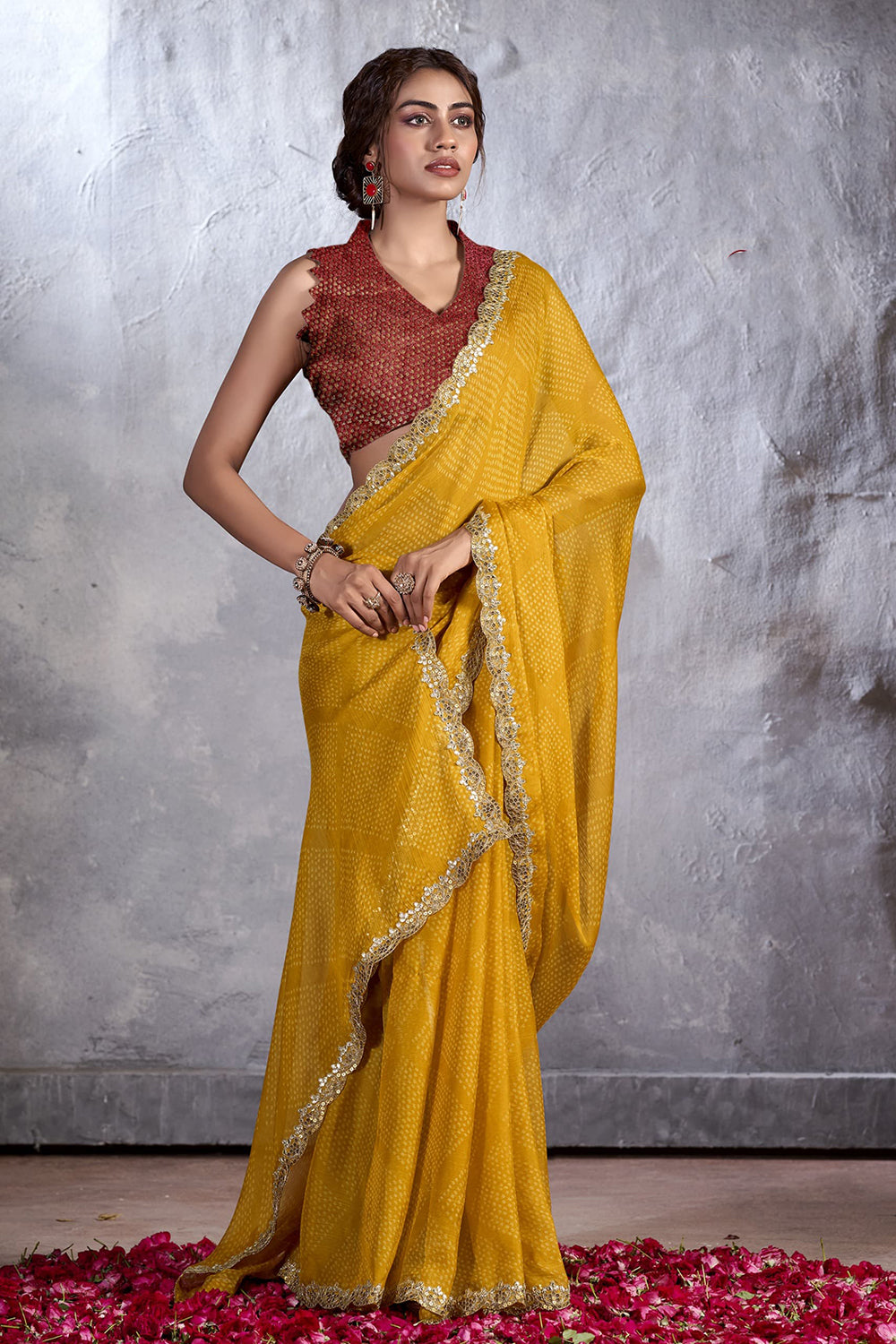 Georgette Saree