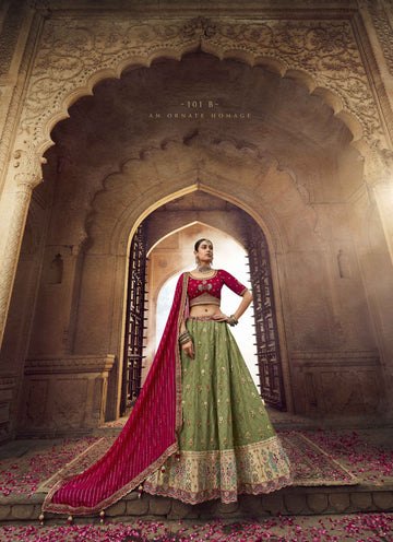 KESHAV VOL -1 BRIDAL WEAR LEHENGA D.NO. 101 - B