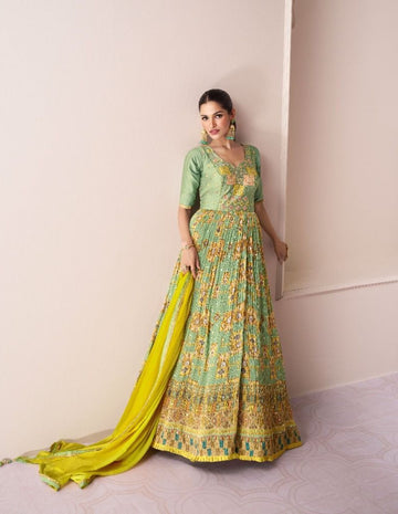 Beautiful Designer Vartika Real Georgette Gown