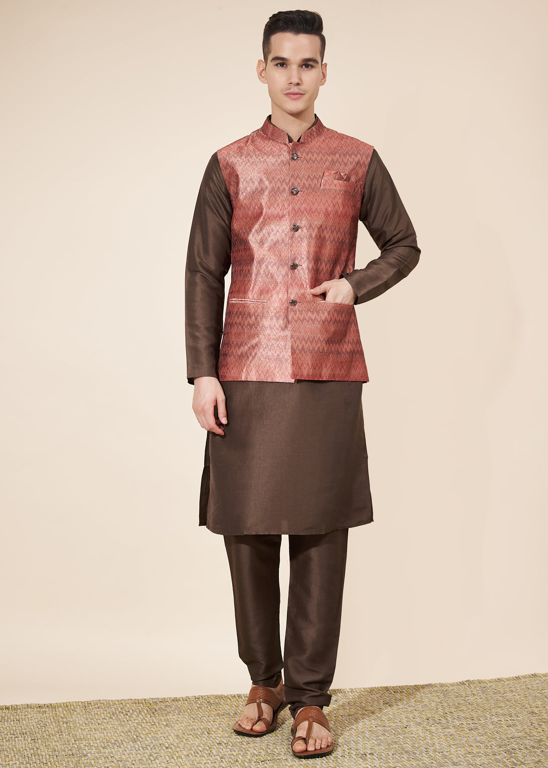 Modi Jacket Kurta Pajama