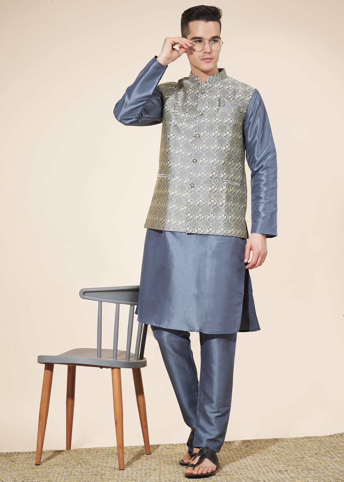 Modi Jacket Kurta Pajama